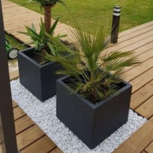 KARE FİBER SAKSI 19