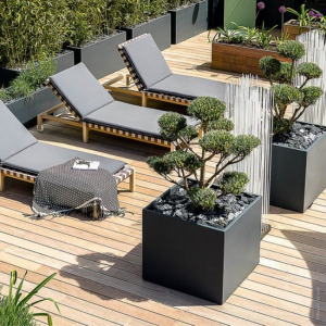 KARE FİBER SAKSI 22