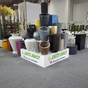 DEKORATİF FİBER SAKSI 24