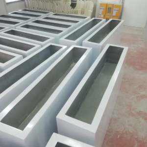 DİKDÖRTGEN FİBER SAKSI 13