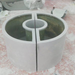 SİLİNDİR FİBER SAKSI 8