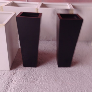 KARE KONİK FİBER SAKSI 3