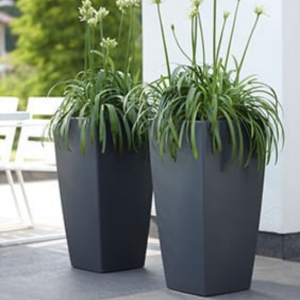 KARE KONİK FİBER SAKSI 4