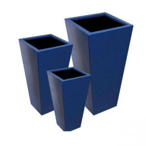 KARE KONİK FİBER SAKSI 8