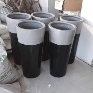 SİLİNDİR KONİK DİBER SAKSI 6