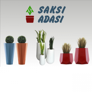 DEKORATİF FİBER SAKSI 2