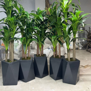 DEKORATİF FİBER SAKSI 5